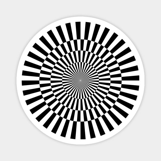 Hypno Op Art Magnet by n23tees